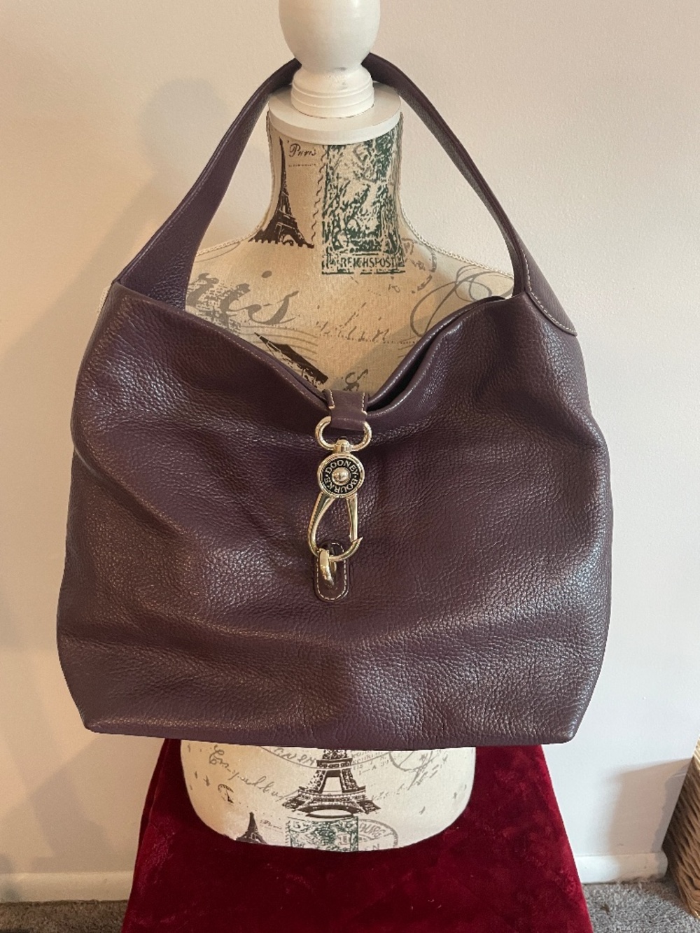 DOONEY & BOURKE - Plum Purple Hobo Satchel Bag